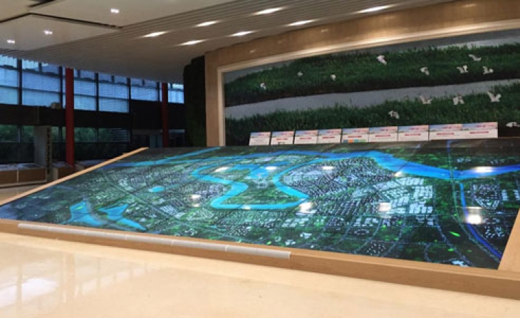 Tianjin Eco-City Visualization Video Wall Solution